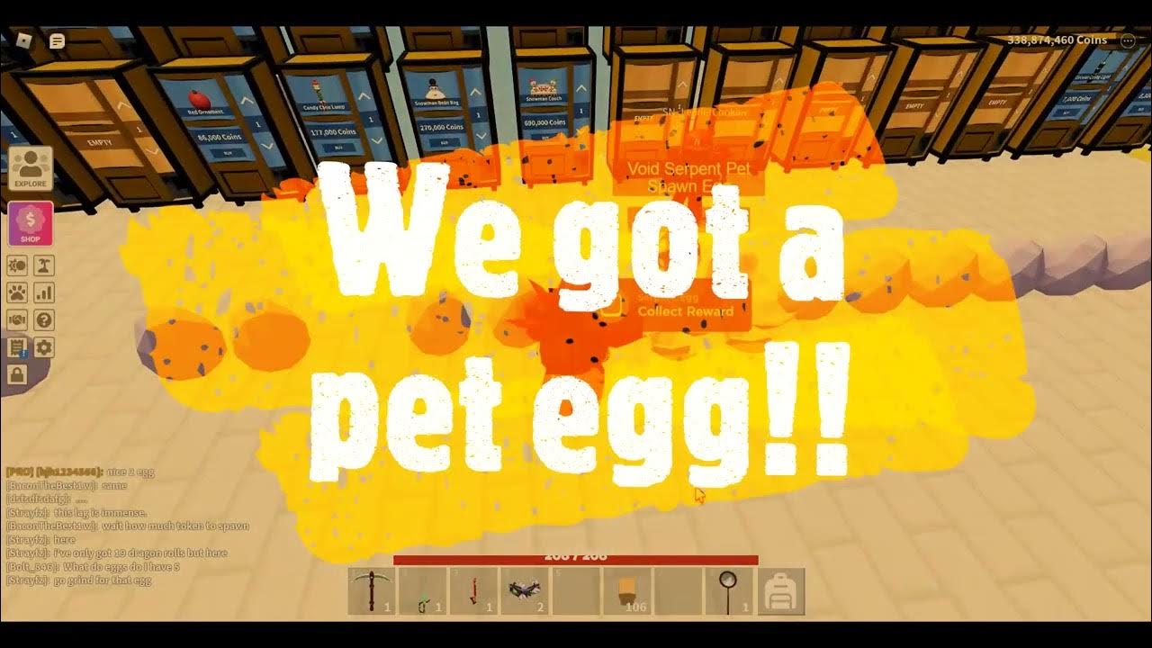 Opening 144 Void Serpent Eggs in Roblox Islands YouTube