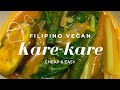 How to cook cheap and easy Filipino Vegan Kare-kare / Kare-kareng Gulay