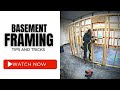 Basement framing tips/ tricks