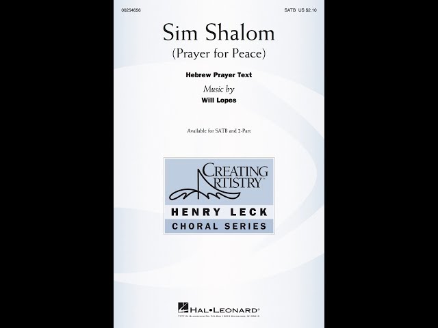 shalom song, a prayer for peace