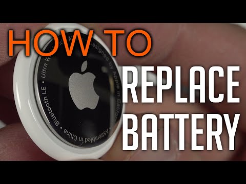 How to replace battery in Apple AirTag