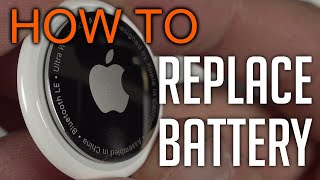 How to replace battery in Apple AirTag