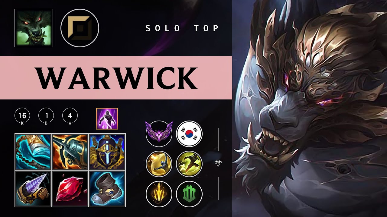 Warwick Top vs Rumble - KR Master Patch 26.01