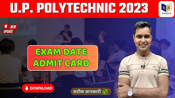 up polytechnic exam date / admit card date 2023