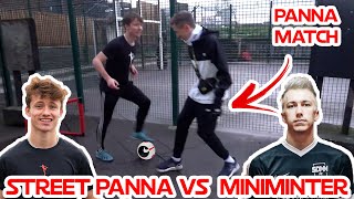 Street Panna vs Miniminter!! I Made it into a Sidemen Sunday!