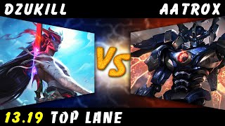Dzukill - Yone vs Aatrox TOP Patch 13.19 - Yone Gameplay