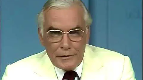 Sir Eric Pearce's final broadcast on GTV9 National...