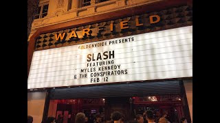 SLASH Featuring Myles Kennedy Warfield SF, CA Feb12, 2022 &quot;Rocket Man&quot; Michael Beers, JAM Magazine