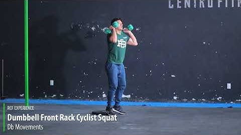 Db Front Rack Cyclist Squat