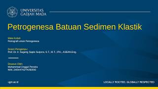 Petrografi Untuk Petrogenesa  Siklus Batuan Sedimen Klastik