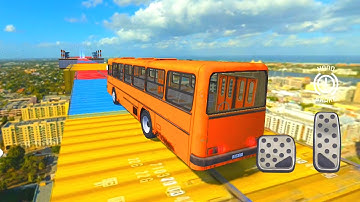 Impossible Bus Driving: Crazy Stunt Driving Simulator 2020 - Android Gameplay