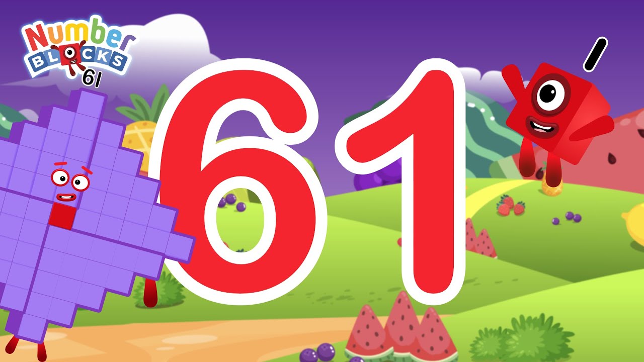 Numberblocks 61 learn to count Magic Run Fruit World New Season