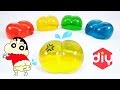 DIY Shin Chan PuriPuri Pudding Jelly ! Butt Pudding Popin Cookin | MonsterKids
