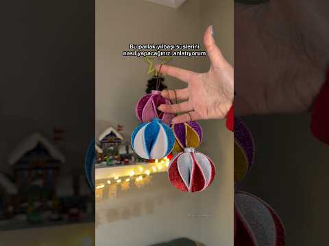 Eva ile Harika Yılbaşı Süsleri Yaptım! #newyear #holidayswithyoutube #kendinyap #hobi #cricut #diy