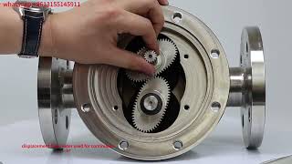 Oval gear flow meter (fuel flow meter)