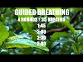 Breathing technique 4 rounds  35 breaths new voice  om mantra