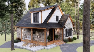 7x8m (23'x26') STUNNING Cottage House ! Simple but Perfect!. by AVN Studio - House Design 7,671 views 2 days ago 8 minutes, 29 seconds