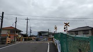 成田線(我孫子支線)屋敷割踏切 JR railroad crossing
