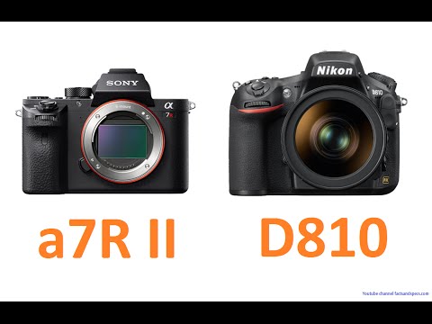 Sony a7R II vs Nikon D810