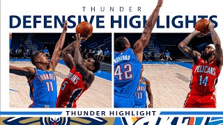 Thunder Defensive Highlights: PELICANS vs THUNDER | 2020-21 Season - 12.31.20