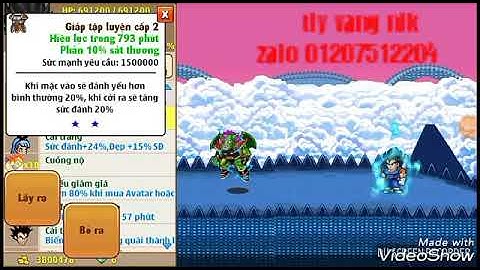 Ngọc Rồng online_cầm 3 nik siêu phẩm đi cdrd và cái kết quá nhỏ