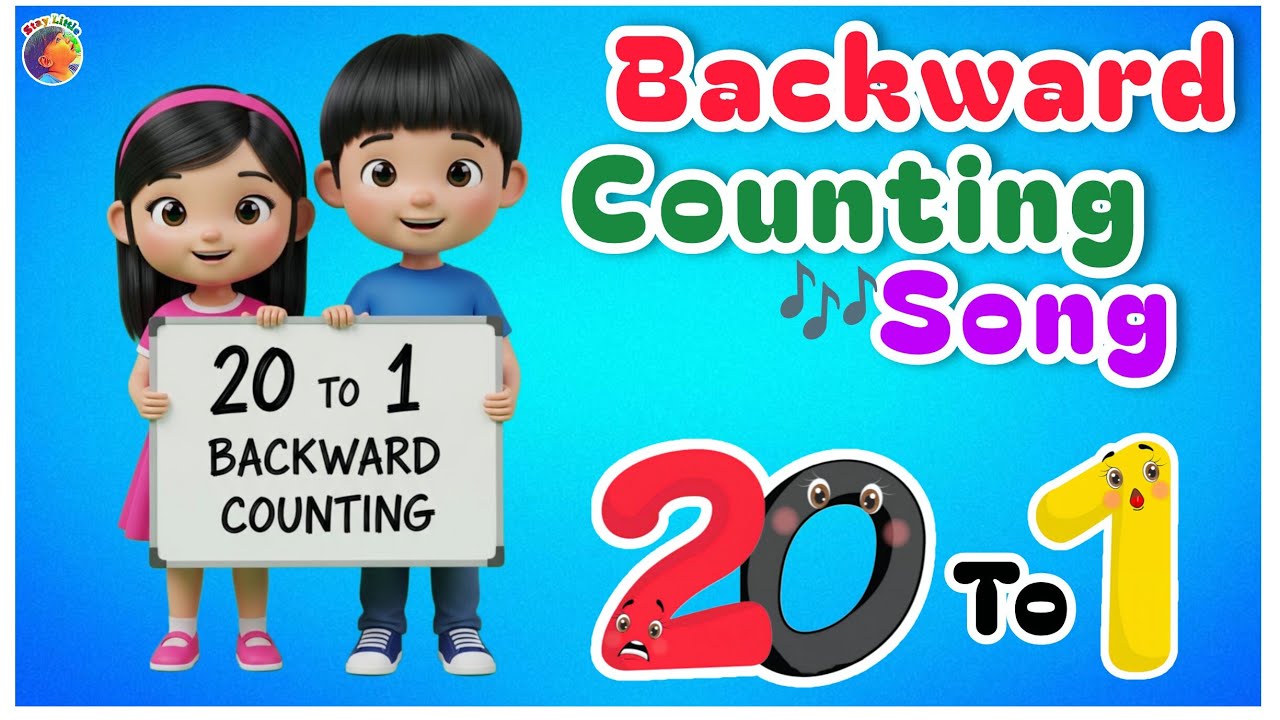 backward counting song for children || counting Backward 20 to 1 - YouTube