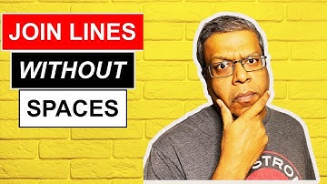 Join Multiple Lines without Spaces Using Notepad++: USER QUESTION