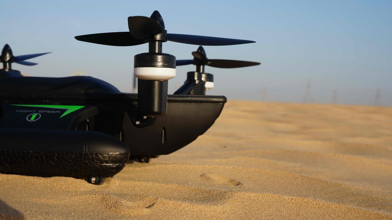 WLToys Q353 Air Land Sea Triphibian Quadcopter Review YouTube