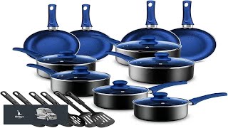 Chef's Pots And Pans Set Kitchen Cookware Sets Nonstick Aluminum Cooking Essentials