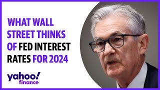 What Wall Street thinks of Fed interest rates for 2024