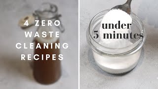 4 Easy Zero Waste Natural Cleaning Recipes Under 5 Minutes