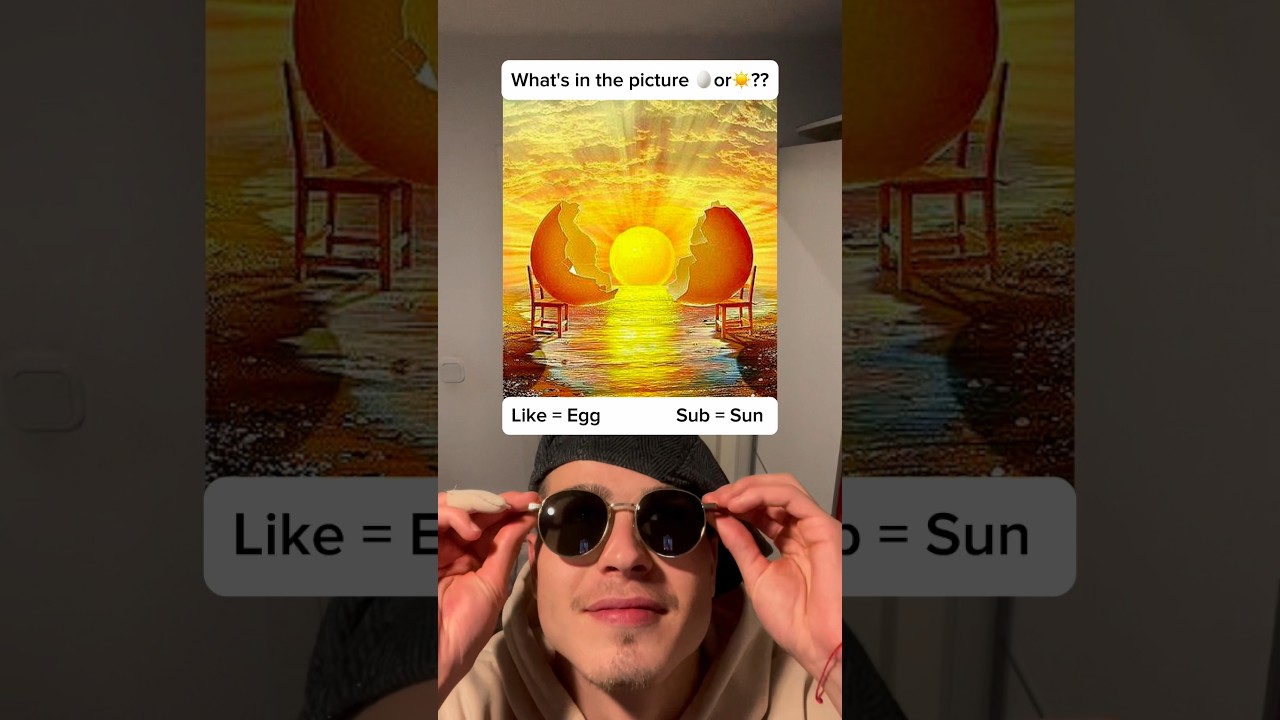 What's in the picture 🥚or☀️?? 