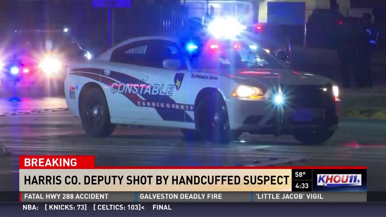 Harris Co. deputy recovering after getting shot by handcuffed suspect