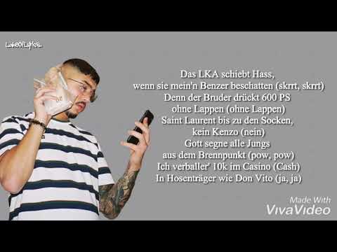 KALIM feat. NIMO - bis um 3 (prod. by Bawer & DTP) [LyricsVideo]