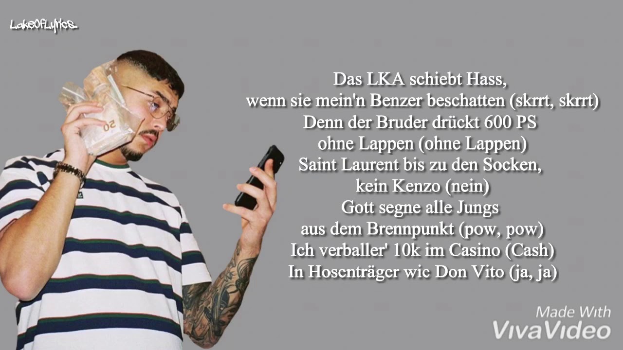 KALIM feat. NIMO - bis um 3 (prod. by Bawer & DTP) [LyricsVideo]