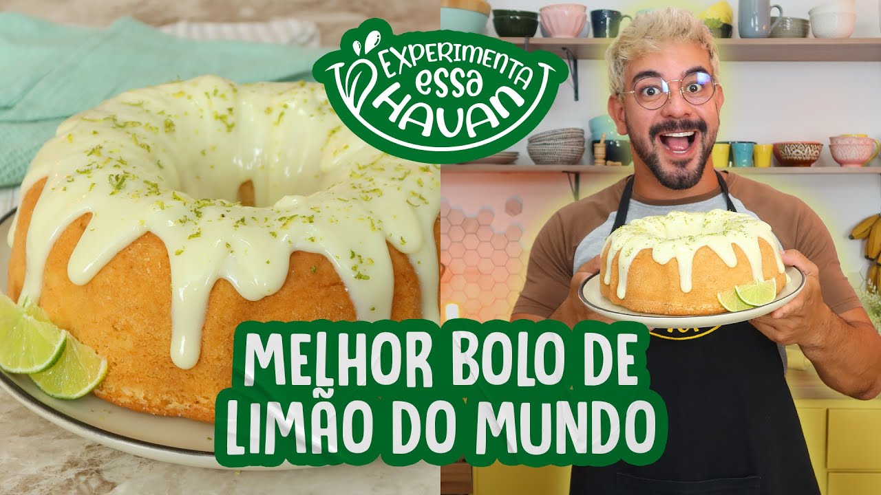 BOLO DE LIMÃO DE LIQUIDIFICADOR FÁCIL, RÁPIDO E FOFINHO