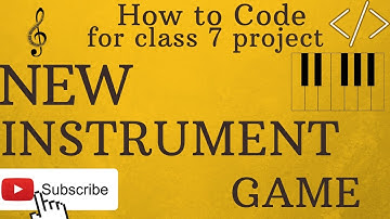 How to Code for Class 7  Project New Instrument | Code.org | JR CODING