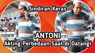 Antoni Tirui Dokter Ayam Saat di Datangi ke rumahnya