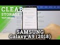 How to Clean Storage in SAMSUNG Galaxy A9 2018 -  Speed Up System