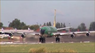 SCREAM !! SPEED !! Fastest Boeing707 departure ever seen TMA ODAGO , Ostend Airport