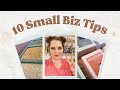 My Top 10 Small Biz Tips 🎄 SOAPMAS DAY 6