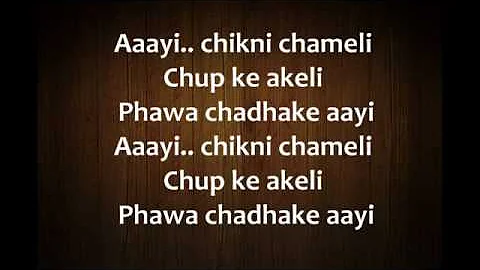 Chikni Chameli Hindi Song Lyrics from Agneepath - YouTube.WEBM