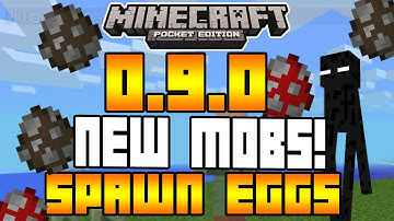 Minecraft Pocket Edition - 0.9.0 UPDATE!  NEW MOBS + ALL SPAWN EGGS!