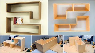 AMAZING WOODEN BOOKSHELF to make at home| DIY Wall Shelves Decoration Ideas| DIY Woodworking Project by HASHTAG WOODWORKS 846 views 2 months ago 3 minutes, 38 seconds