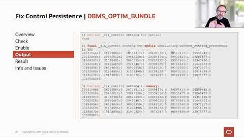 Control the optimizer fixes in your Oracle Database