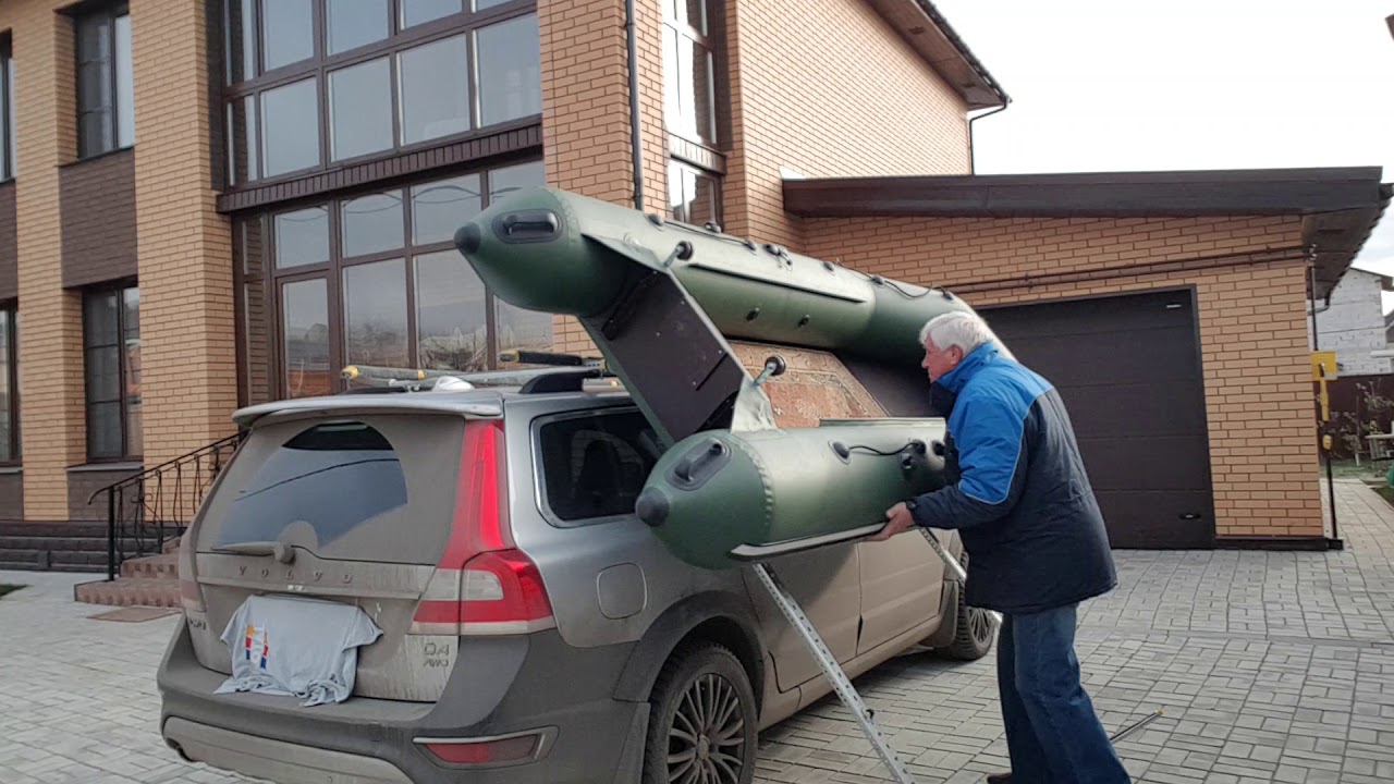 Лодка на багажник автомобиля