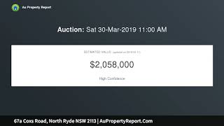 67a Coxs Road, North Ryde NSW 2113 | AuPropertyReport.Com