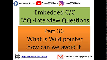 What is Wild Pointer and how can we Avoid it | Embedded C Interview Question