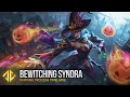 Painting bewitching syndra  league of legends splash art halloween