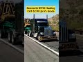 Cruz Carriers moving a CAT 627K scraper in Arizona